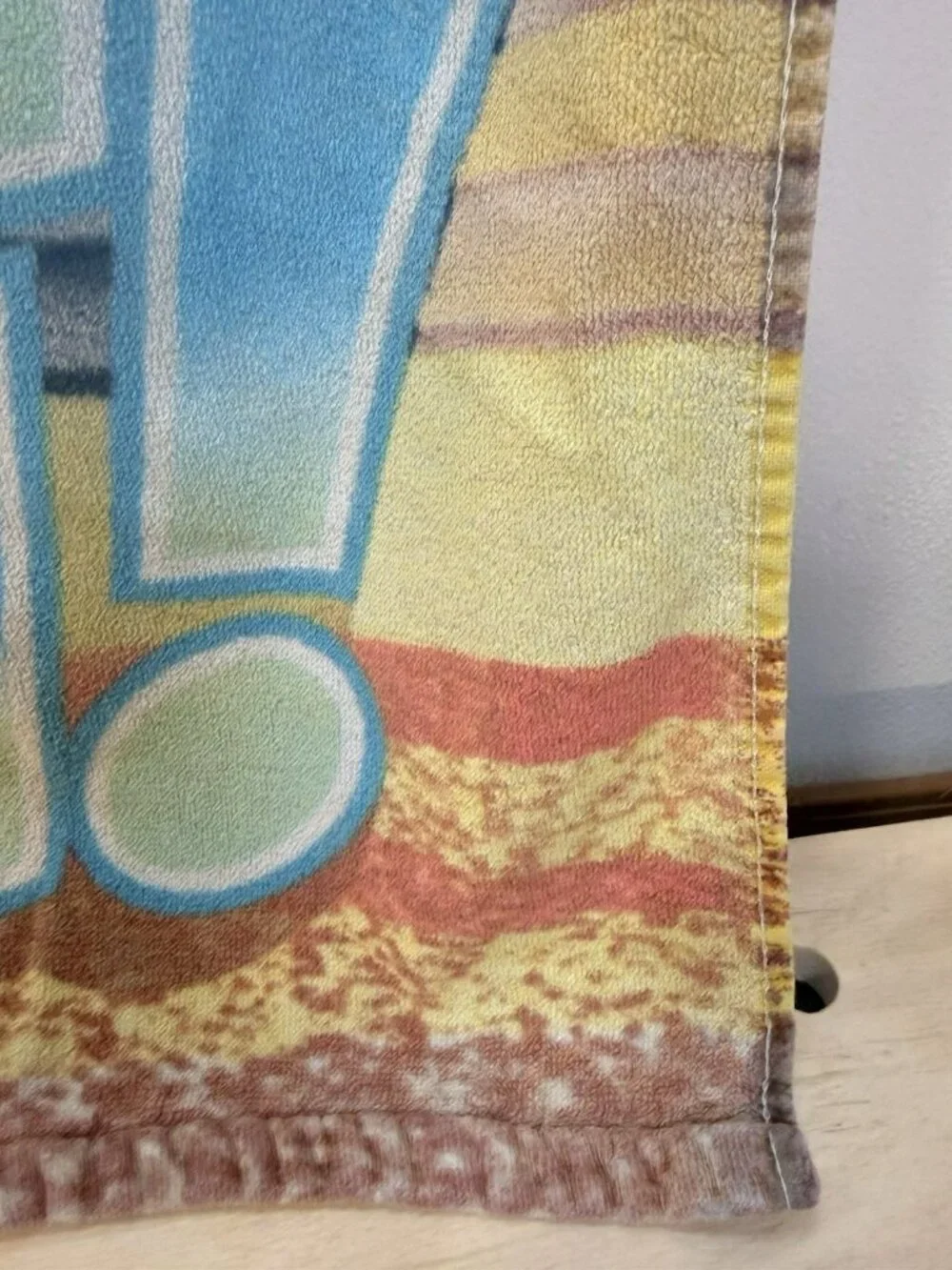Toy Story Vintage 90's Disney Store Pixar Beach Towel Toys In Action 54” X 29”